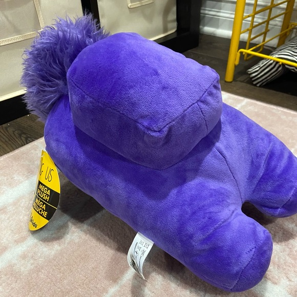 Toikido AMONG US  14”  Mega Mohawk purple plush - Picture 4 of 4